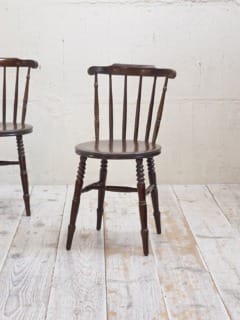 イギリス　アンティーク　パインチェアー アンティーク家具｜パインチェア｜1800年代後期頃