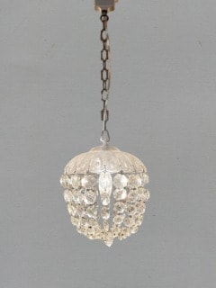 ガラスシャンデリア