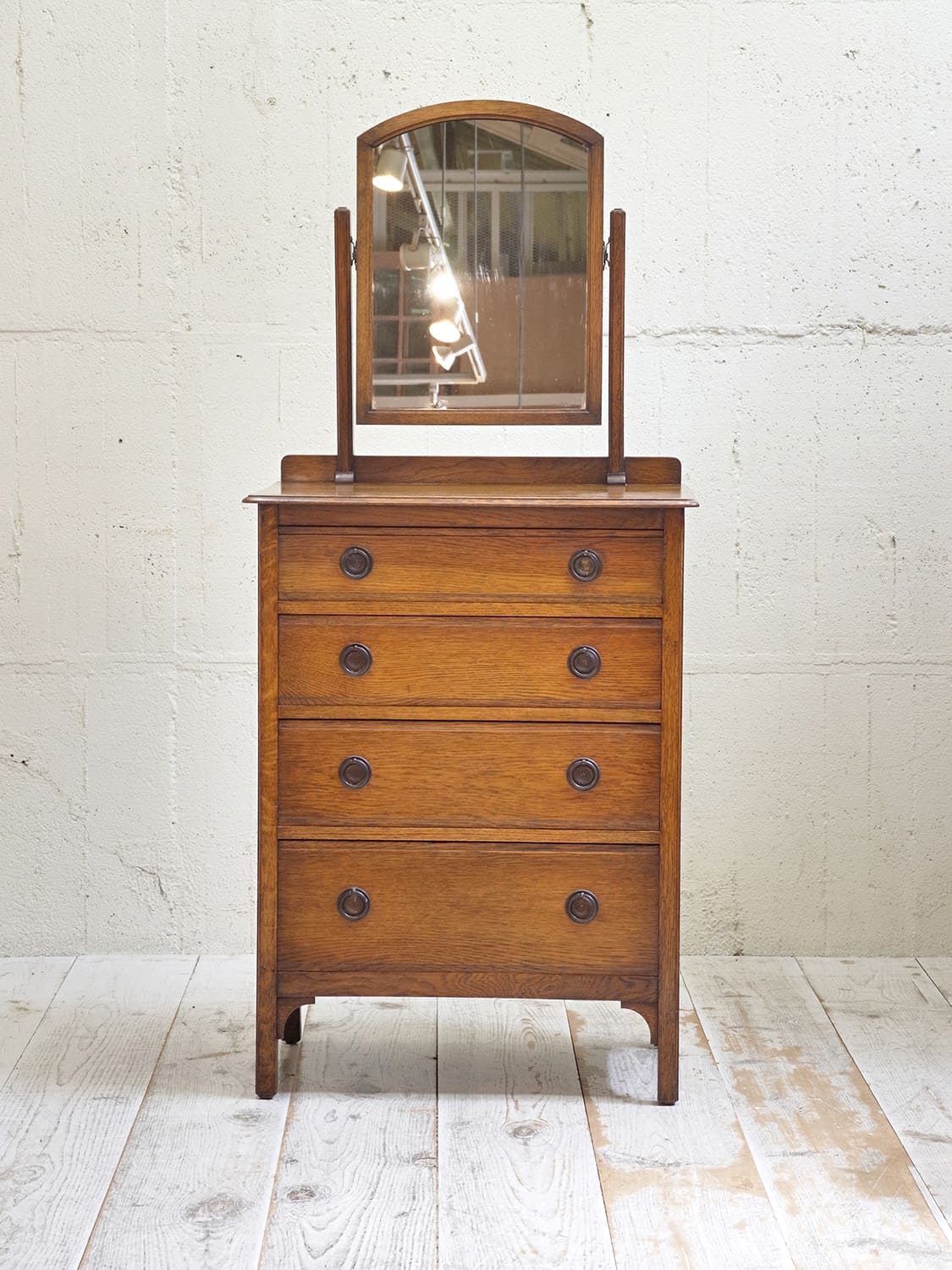 アンティーク 家具 ドレッシングチェスト 1930's イギリス 英国 115A イギリスから届いたおしゃれなドレッサー、アンティークの
