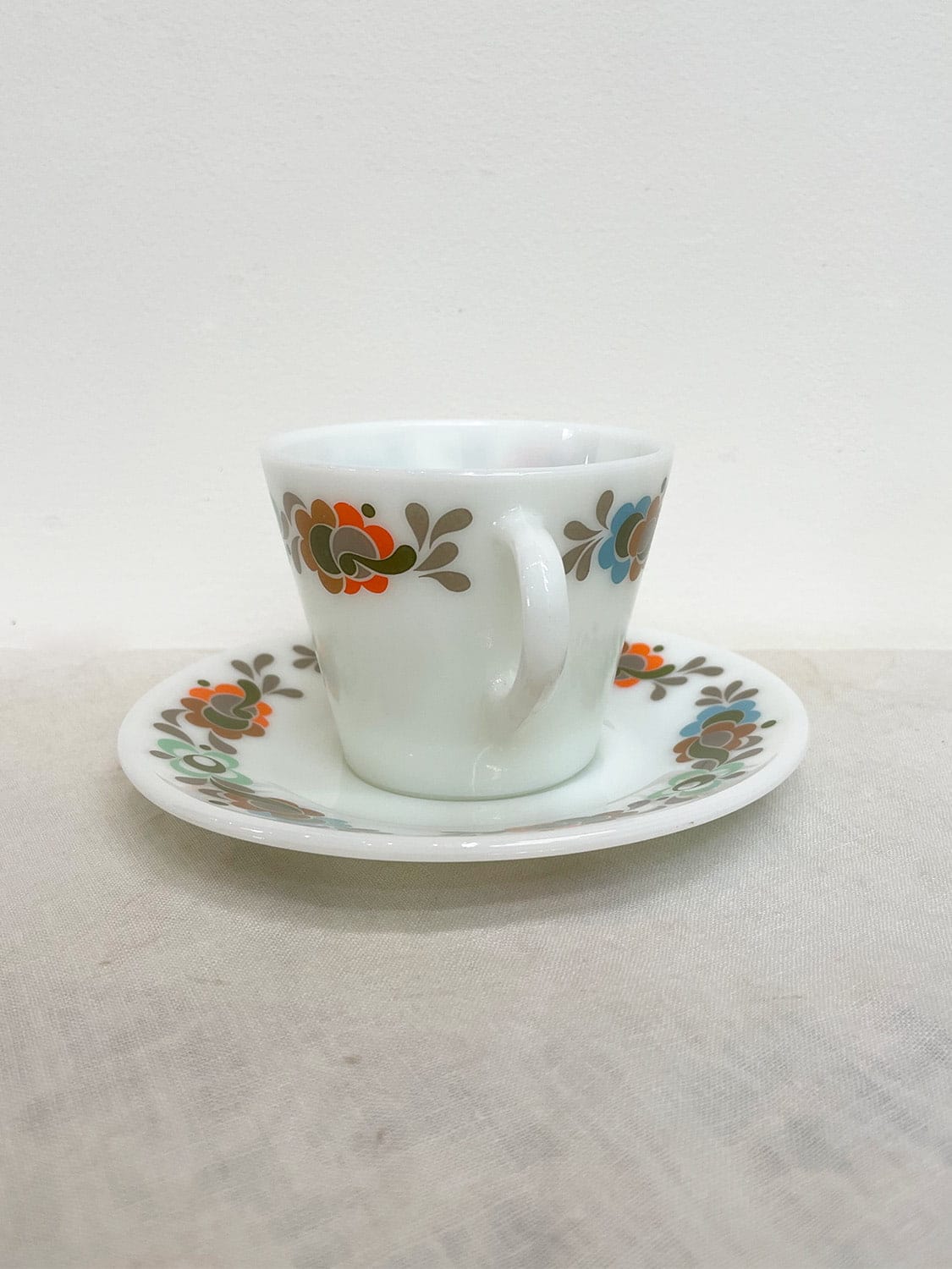アンティーク雑貨 82 青い鳥の絵柄が可愛いTIN缶(高さ13.5cm） イギリスアンティーク